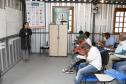 Funcionarios da empresa MRV tem aulas no canteiro de obra da empresa. 25-11-14. Foto: Hedeson Alves