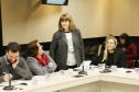 Secretária da Família e Desenvolvimento Social, Fernanda Richa, participa da reunião com chefes de escritórios regionais da SEDS - Foto: Rogério Machado/SECS