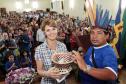 Secretária da Familia e Desenvolvimento Social, Fernanda Richa percorre municípios da Região Norte co Paraná com a campanha Espalhe Calor e inaugura dois Centros de Referencia de Assistencia Social. Foto:Rogério Machado/SEDS