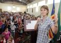 Secretária da Familia e Desenvolvimento Social, Fernanda Richa percorre municípios da Região Norte co Paraná com a campanha Espalhe Calor e inaugura dois Centros de Referencia de Assistencia Social. Foto:Rogério Machado/SEDS