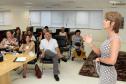 A secretária da Familia e Desenvolvimento Social, Fernanda Richa, se reúne com os chefes dos Escritórios Regionais.Foto:Rogério Machado/SEDS