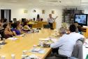 A secretária da Familia e Desenvolvimento Social, Fernanda Richa, se reúne com os chefes dos Escritórios Regionais.Foto:Rogério Machado/SEDS