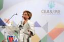 Secretária estadual da Família e Desenvolvimento Social, Fernanda Richa, partcipa da X Conferência Estadual de Assistência SocialFoto:Rogério Machado/SEDS