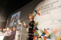 Secretária estadual da Família e Desenvolvimento Social, Fernanda Richa, partcipa da X Conferência Estadual de Assistência SocialFoto:Rogério Machado/SEDS