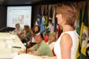 Secretária estadual da Família e Desenvolvimento Social, Fernanda Richa, participa da abertura da Reunião do Fórum Nacional dos Conselhos Estaduais de Assistência Social - FONACEAS.Foto:Rogério Machado/SEDS