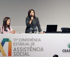 XI Conferência Estadual de Assistência Social do Paraná palestra com a Leticia Raymundo.Foto: Jefferson Oliveira