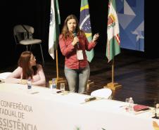 XI Conferência Estadual de Assistência Social do Paraná palestra com a Leticia Reis.Foto: Jefferson Oliveira