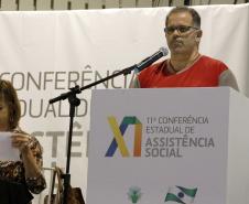 Secretaria do Trabalho e Desenvolvimento Social e o Conselho Estadual da Assistência Social realizam o 3 dia da XI Conferência Estadual de Assistência Social.Foto:Jefferson Oliveira / Seds