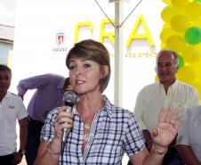 Secretária da Familia e Desenvolvimento Social, Fernanda Richa percorre municípios da Região Norte co Paraná com a campanha Espalhe Calor e inaugura dois Centros de Referencia de Assistencia Social. Foto:Rogério Machado/SEDS