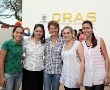 Secretária da Familia e Desenvolvimento Social, Fernanda Richa percorre municípios da Região Norte co Paraná com a campanha Espalhe Calor e inaugura dois Centros de Referencia de Assistencia Social. Foto:Rogério Machado/SEDS