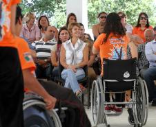 A secretária da Família e Desenvolvimento Social, Fernanda Richa, participou nesta sexta-feira (23) da inauguração do Centro da Juventude de Castro, na região Centro Oriental (?) do Estado. Este  é o décimo sexto Centro da Juventude entregue a população do Paraná este ano.Foto:Rogério Machado/SEDS