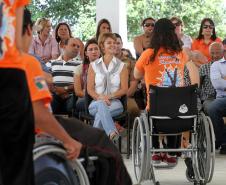 A secretária da Família e Desenvolvimento Social, Fernanda Richa, participou nesta sexta-feira (23) da inauguração do Centro da Juventude de Castro, na região Centro Oriental (?) do Estado. Este  é o décimo sexto Centro da Juventude entregue a população do Paraná este ano.Foto:Rogério Machado/SEDS