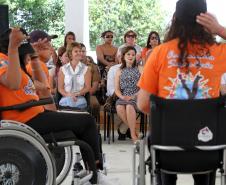 A secretária da Família e Desenvolvimento Social, Fernanda Richa, participou nesta sexta-feira (23) da inauguração do Centro da Juventude de Castro, na região Centro Oriental (?) do Estado. Este  é o décimo sexto Centro da Juventude entregue a população do Paraná este ano.Foto:Rogério Machado/SEDS