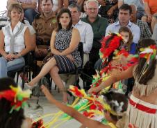 A secretária da Família e Desenvolvimento Social, Fernanda Richa, participou nesta sexta-feira (23) da inauguração do Centro da Juventude de Castro, na região Centro Oriental (?) do Estado. Este  é o décimo sexto Centro da Juventude entregue a população do Paraná este ano.Foto:Rogério Machado/SEDS