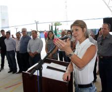 A secretária da Família e Desenvolvimento Social, Fernanda Richa, participou nesta sexta-feira (23) da inauguração do Centro da Juventude de Castro, na região Centro Oriental (?) do Estado. Este  é o décimo sexto Centro da Juventude entregue a população do Paraná este ano.Foto:Rogério Machado/SEDS