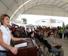 A secretária da Família e Desenvolvimento Social, Fernanda Richa, participou nesta sexta-feira (23) da inauguração do Centro da Juventude de Castro, na região Centro Oriental (?) do Estado. Este  é o décimo sexto Centro da Juventude entregue a população do Paraná este ano.Foto:Rogério Machado/SEDS