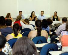 A última etapa do Seminário Capacitação de Combate ao Trabalho Infantil promovido pela Secretaria da Família e Desenvolvimento Social (Seds) iniciou nesta quarta-feira (05), em Curitiba. O evento que já foi realizado em Foz do Iguaçu e Londrina acontece até sexta-feira (07) e está abordando as recomendações do plano regional para prevenção e erradicação do trabalho infantil com municípios.Foto: Ricardo Marajó/SEDS