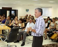 A secretária da Familia e Desenvolvimento Social, Fernanda Richa, se reúne com os chefes dos Escritórios Regionais.Foto:Rogério Machado/SEDS