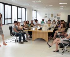 A secretária da Familia e Desenvolvimento Social, Fernanda Richa, se reúne com os chefes dos Escritórios Regionais.Foto:Rogério Machado/SEDS