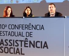 Secretária estadual da Família e Desenvolvimento Social, Fernanda Richa, partcipa da X Conferência Estadual de Assistência SocialFoto:Rogério Machado/SEDS