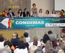 Secretária da Família e Desenvolvimento Social Fernanda Richa, participa do Encontro Regional Descentralizado do Congemas Região Sul em Porto Alegre.Foto:Rogério Machado/SEDS