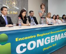 Secretária da Família e Desenvolvimento Social Fernanda Richa, participa do Encontro Regional Descentralizado do Congemas Região Sul em Porto Alegre.Foto:Rogério Machado/SEDS