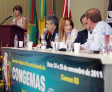 Secretária da Família e Desenvolvimento Social Fernanda Richa, participa do Encontro Regional Descentralizado do Congemas Região Sul em Porto Alegre.Foto:Rogério Machado/SEDS