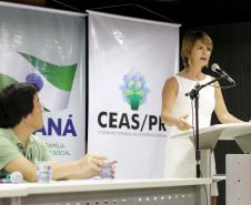 Secretária estadual da Família e Desenvolvimento Social, Fernanda Richa, participa da abertura da Reunião do Fórum Nacional dos Conselhos Estaduais de Assistência Social - FONACEAS.Foto:Rogério Machado/SEDS