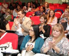 Secretária estadual da Família e Desenvolvimento Social, Fernanda Richa, participa da abertura da Reunião do Fórum Nacional dos Conselhos Estaduais de Assistência Social - FONACEAS.Foto:Rogério Machado/SEDS