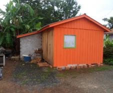 Parte dos recursos foi usada na reconstrução de casas das famílias atingidas pelas enchentes Foto: ER Irati