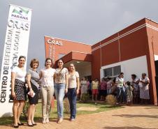 Fernanda inaugura Centro de Referência de Assistência Social de Marumbi Foto: Rogério Machado/SECS