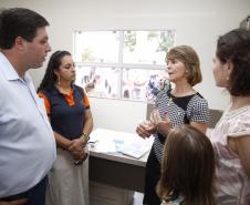 Fernanda inaugura Centro de Referência de Assistência Social de Marumbi Foto: Rogério Machado/SECS