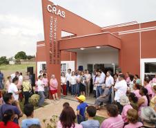 Fernanda inaugura Centro de Referência de Assistência Social de Marumbi Foto: Rogério Machado/SECS