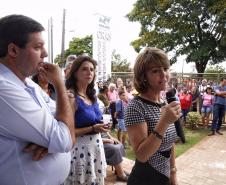 Fernanda inaugura Centro de Referência de Assistência Social de Marumbi Foto: Rogério Machado/SECS