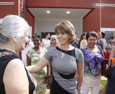 Fernanda inaugura Centro de Referência de Assistência Social de Marumbi Foto: Rogério Machado/SECS