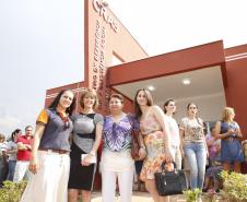 Fernanda inaugura Centro de Referência de Assistência Social de Marumbi Foto: Rogério Machado/SECS