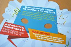 Campanha alerta foliões sobre o trabalho infantil no carnaval - Foto: Aliocha Mauricio/SEDS