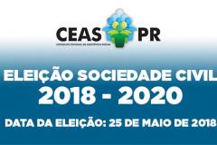 Eleição Sociedade Civil - Biênio 2018 - 2020