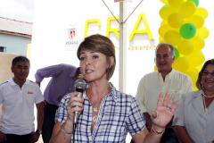 Secretária da Familia e Desenvolvimento Social, Fernanda Richa percorre municípios da Região Norte co Paraná com a campanha Espalhe Calor e inaugura dois Centros de Referencia de Assistencia Social. Foto:Rogério Machado/SEDS