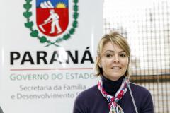 A secretária da Família e Desenvolvimento Social, Fernanda Richa, empossouna manhã desta sexta-feira (18) novos conselheiros no Conselho Estadual de Assistência Social (Ceas)Foto - Rogério Machado/SEDS