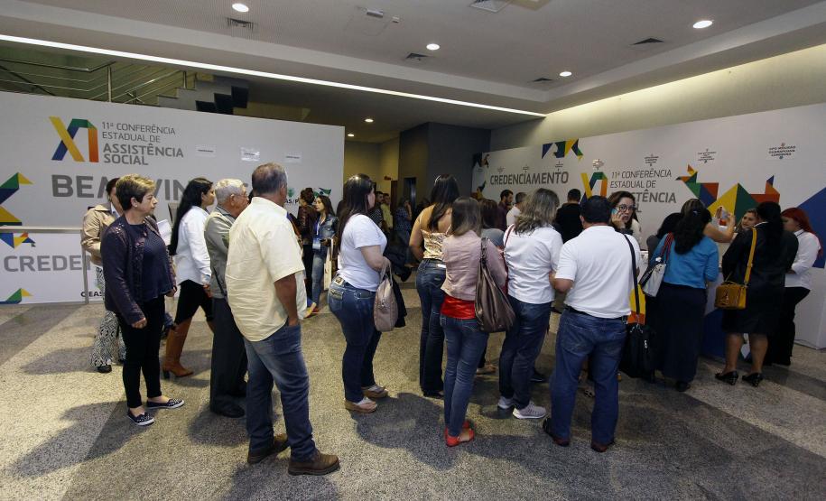 Secretaria do Trabalho e Desenvolvimento Social e o Conselho Estadual da Assistência Social realizam a abertura da XI Conferência Estadual de Assistência Social.Foto:Rogerio Machado/SECS
