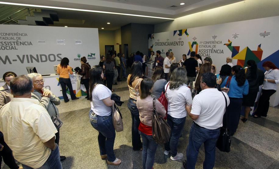 Secretaria do Trabalho e Desenvolvimento Social e o Conselho Estadual da Assistência Social realizam a abertura da XI Conferência Estadual de Assistência Social.Foto:Rogerio Machado/SECS