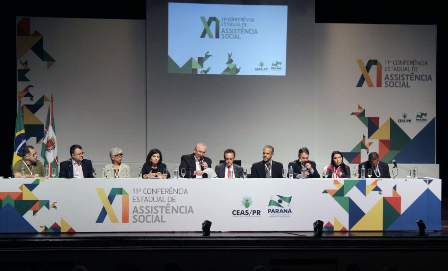 Secretaria do Trabalho e Desenvolvimento Social e o Conselho Estadual da Assistência Social realizam a abertura da XI Conferência Estadual de Assistência Social.Presidente do Conselho Estadual de Assistencia Social, Rubens Marcon.Foto:Rogerio Machado/SECS