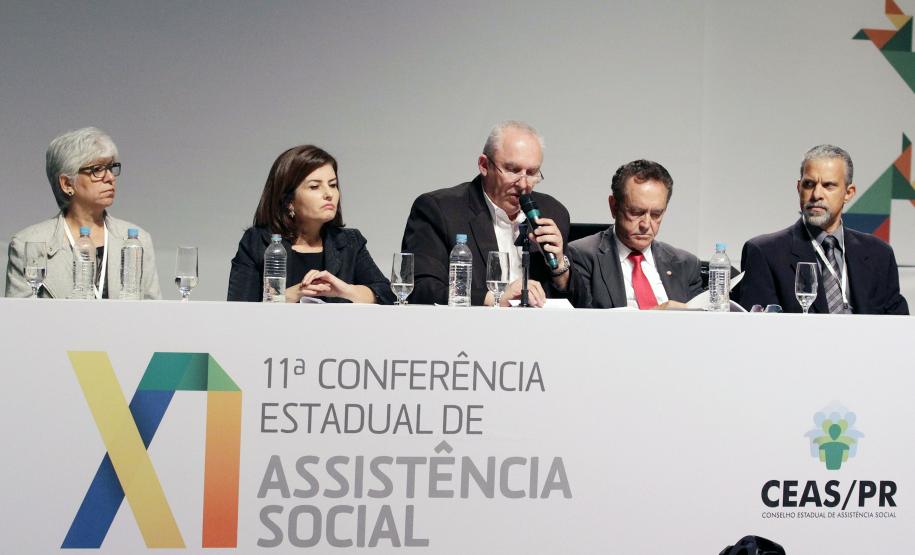 Secretaria do Trabalho e Desenvolvimento Social e o Conselho Estadual da Assistência Social realizam a abertura da XI Conferência Estadual de Assistência Social.Presidente do Conselho Estadual de Assistencia Social, Rubens Marcon.Foto:Rogerio Machado/SECS