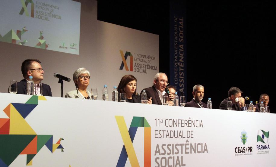 Secretaria do Trabalho e Desenvolvimento Social e o Conselho Estadual da Assistência Social realizam a abertura da XI Conferência Estadual de Assistência Social.Presidente do Conselho Estadual de Assistencia Social, Rubens Marcon.Foto:Rogerio Machado/SECS