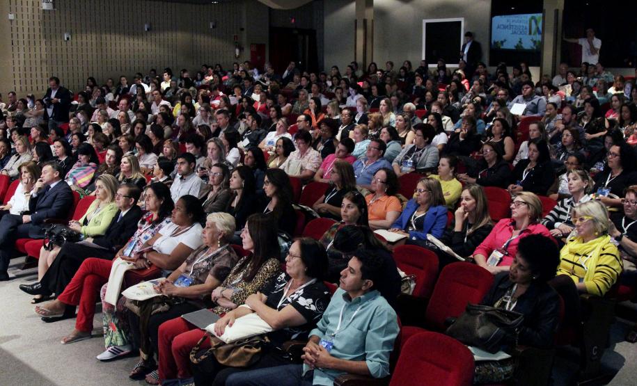 Secretaria do Trabalho e Desenvolvimento Social e o Conselho Estadual da Assistência Social realizam a abertura da XI Conferência Estadual de Assistência Social.Foto:Rogerio Machado/SECS