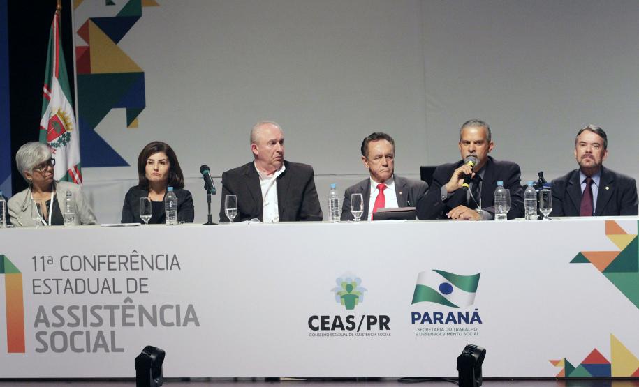Secretaria do Trabalho e Desenvolvimento Social e o Conselho Estadual da Assistência Social realizam a abertura da XI Conferência Estadual de Assistência Social.Conselho Nacional de Assistencia Social, Leovani Gregorio.Foto:Rogerio Machado/SECS