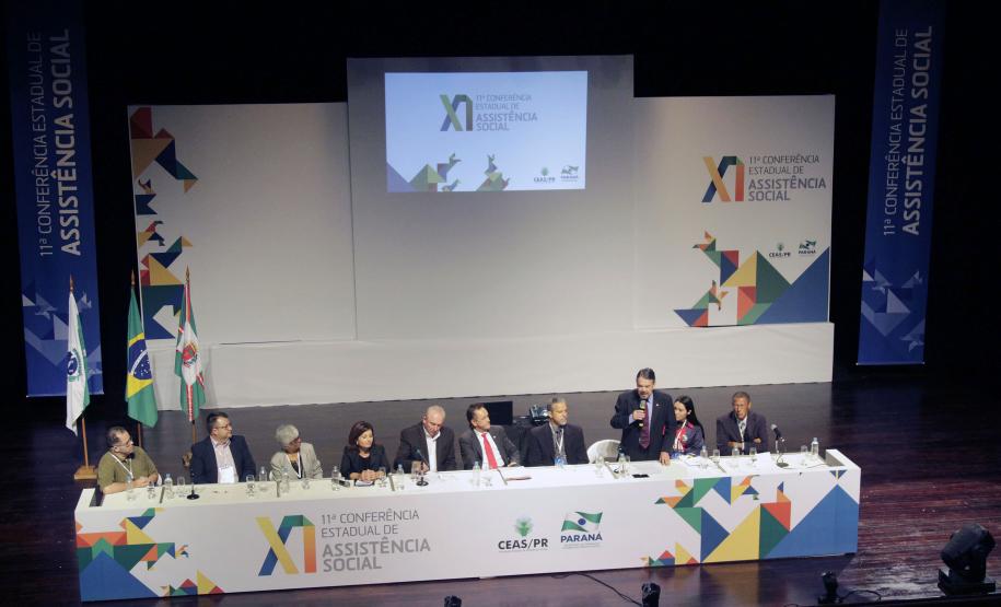 Secretaria do Trabalho e Desenvolvimento Social e o Conselho Estadual da Assistência Social realizam a abertura da XI Conferência Estadual de Assistência Social. Ministerio Publico, Dr Olympio de Sa Solto Maior Neto.  Foto:Rogerio Machado/SECS