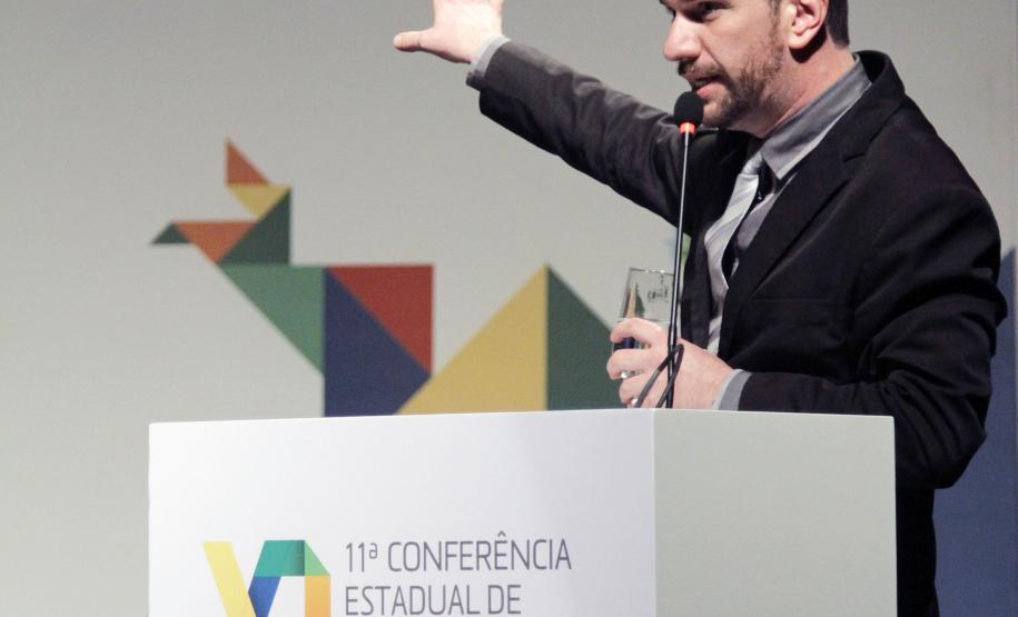 Secretaria do Trabalho e Desenvolvimento Social e o Conselho Estadual da Assistência Social realizam a abertura da XI Conferência Estadual de Assistência Social.Unidade Tecnica de Garantias de Direitos e Cidadania da SEDS Leandro MellerFoto:Rogerio Machado/SECS