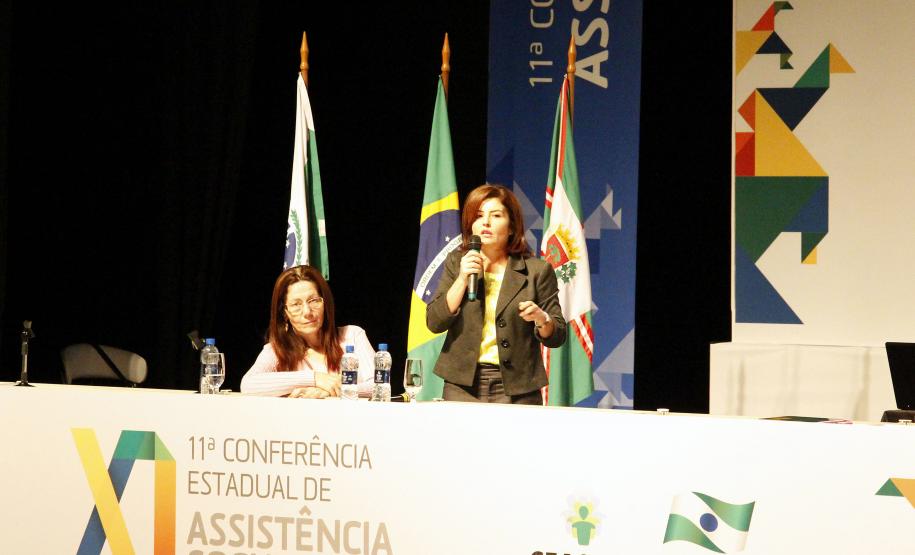 XI Conferência Estadual de Assistência Social do Paraná palestra com a Leticia Raymundo.Foto: Jefferson Oliveira